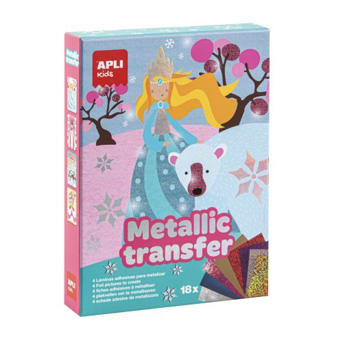 Metallic transfer princesses APLI KIDS