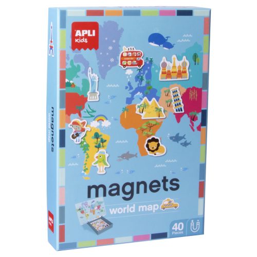 Magnets world map APLI KIDS