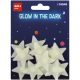 Stick.glow in the dark small stars 12u APLI KIDS