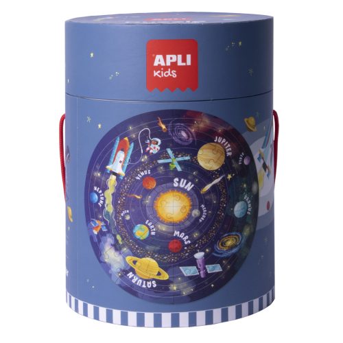 Circular puzzle solar system 48u APLI KIDS