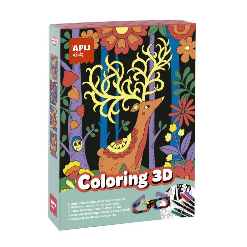 Coloring 3d APLI KIDS