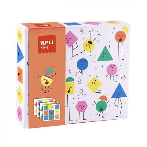 Stickers box geometric emotions APLI KIDS