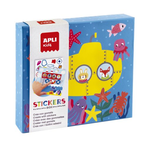 Stickers box transportation APLI KIDS