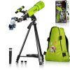 BRESSER JUNIOR Refracting Telescope 70/400 with Backpack green