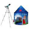 Telescope 50/360 with tent blue BRESSER JUNIOR