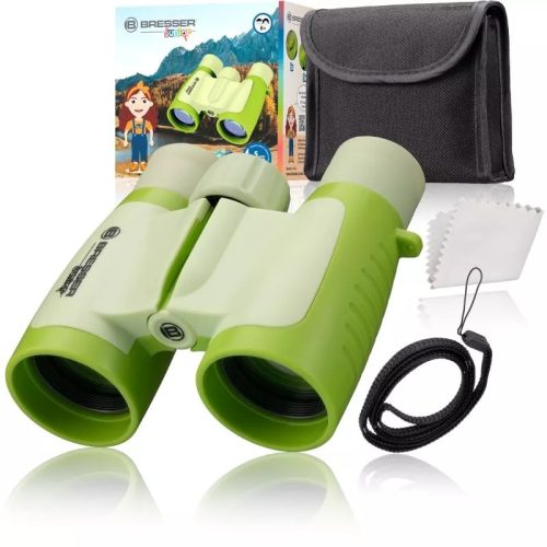 3x30 Children's Binoculars Green BRESSER JUNIOR