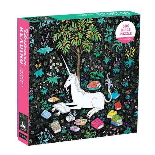 Unicorn Reading 500 Piece Family Puzzle Mudpuppy