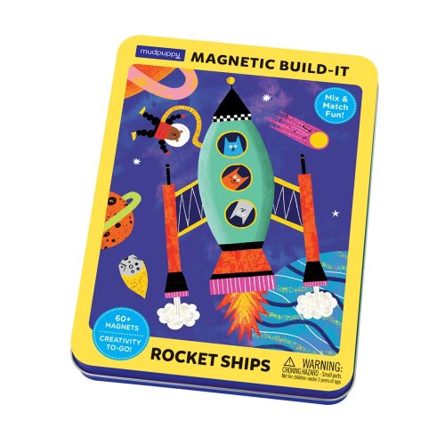 Rocket Ships Magnetic Build-it Mudpuppy