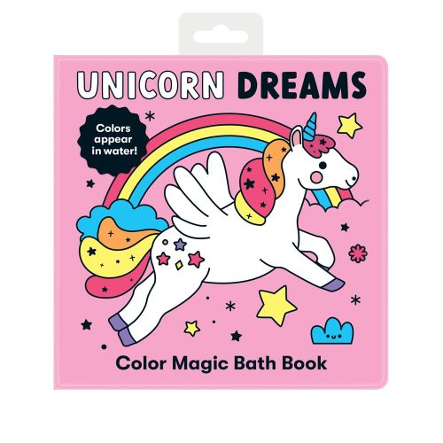 Unicorn Dreams színes varázslatos fürdőkönyv Mudpuppy