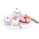 Tea set with cutting cake - white New Classic Toys