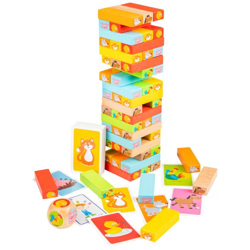 Block tower game New Classic Toys