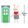 Rubie the Rabbit In the Kitchen Plush Play Set Petit Collage