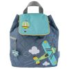 Quilted backpack  Airplane/hot air balloon Stephen Joseph