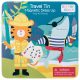 Travel tin magnetic dress up Shark and tiger Stephen Joseph