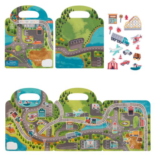 Reusable sticker book City Stephen Joseph