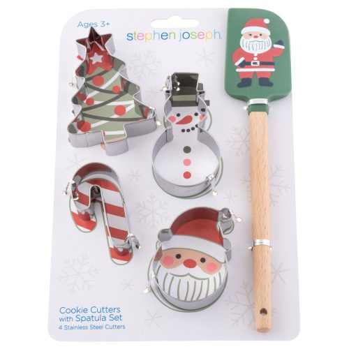 Holiday cookie cutter and spatula set Snowman Stephen Joseph